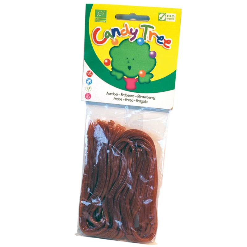 Candy Tree Snørebånd Jordbær ø - 75 G.