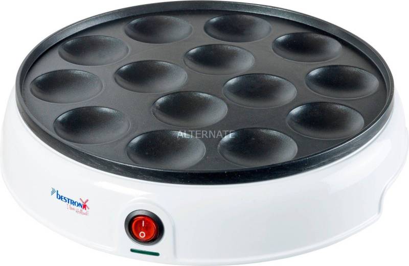 Bestron Apfm700w  Vaffeljern / Donut Maker Hvid