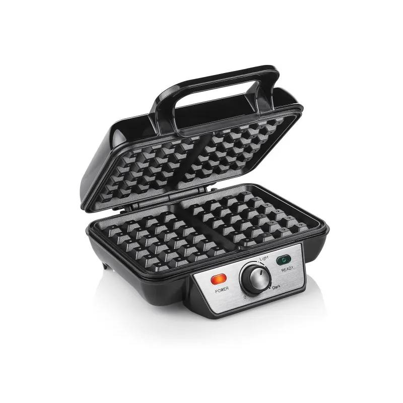 Tristar Wf-2195 Vaffeljern 2 Vaffel/Vafler Sort, Rustfrit Stål 1000 W