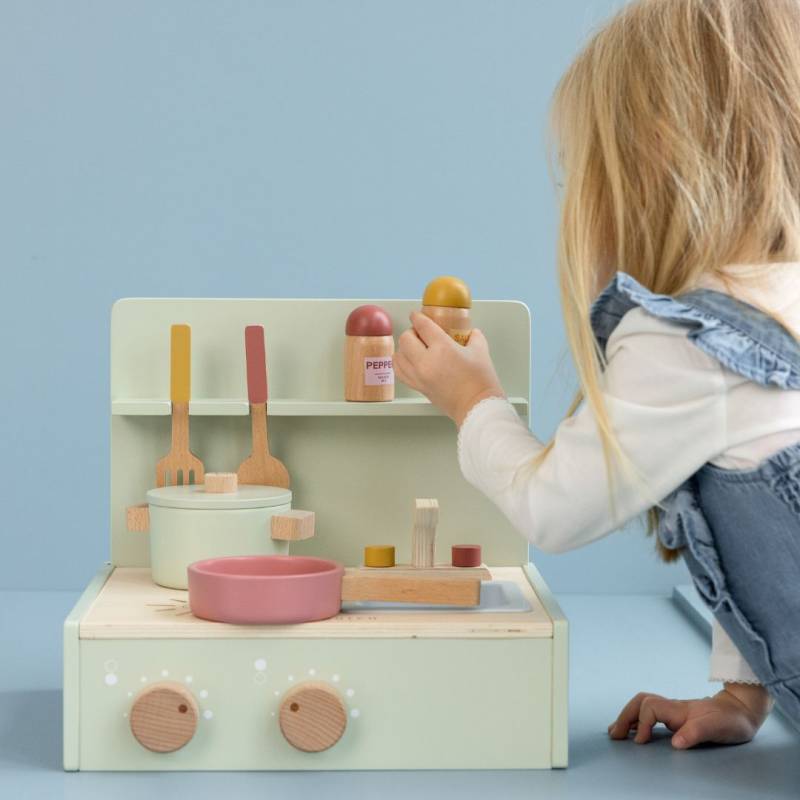 Lille Legekøkken Fra Little Dutch  Bordmodel Med Udstyr