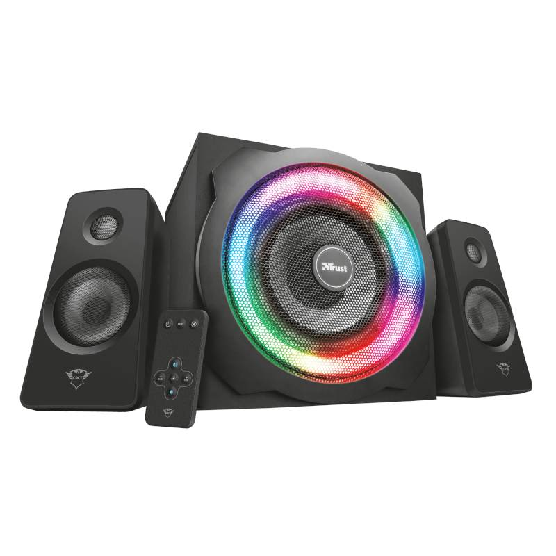 Trust Gxt 629 Tytan Rgb Illuminated 2.1 Speaker Set Højttaler - Geekd.dk