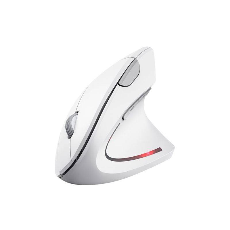 Trust Verto Wireless Ergo Mouse - White Trådløs Mus - Vpro