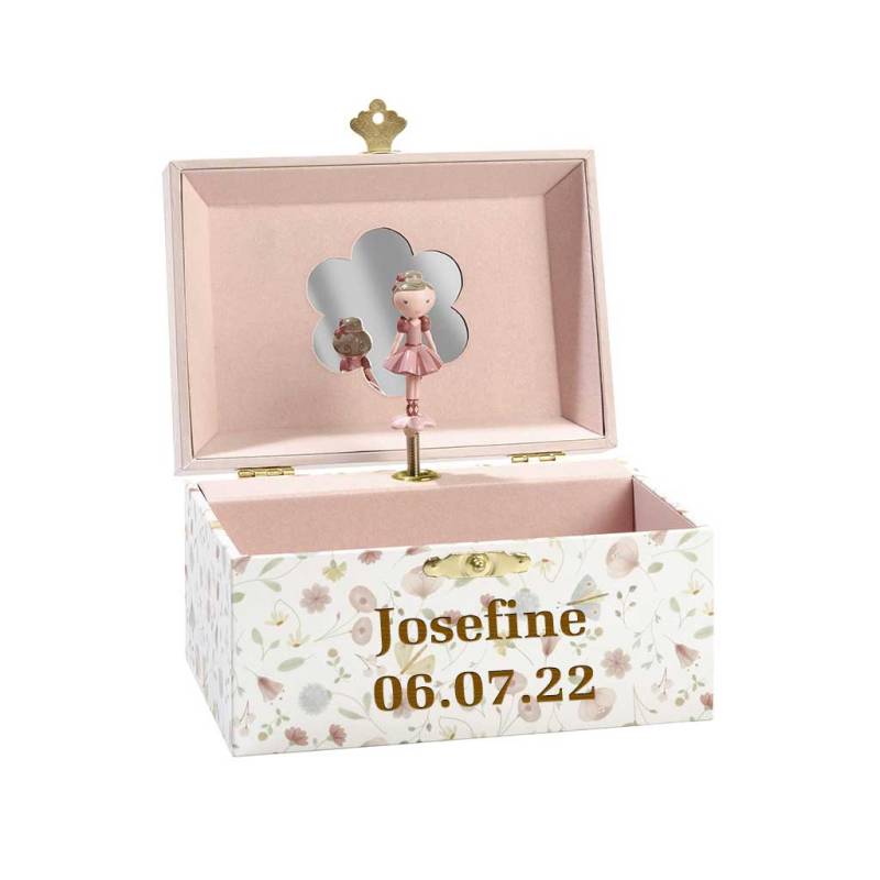 Smykkeskrin Med Musik, Rosa, Little Dutch