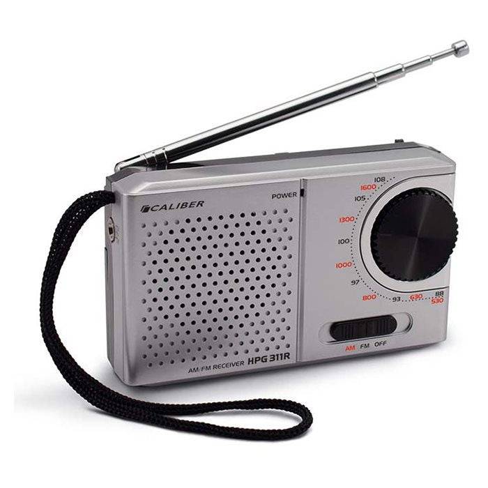 Udgået Caliber Hpg311r Bærbar Lomme Fm Radio