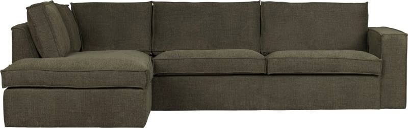 Hjørnesofa Woood Freddie Venstrevendt Grøn Bouclé Modulær 283x197 Cm