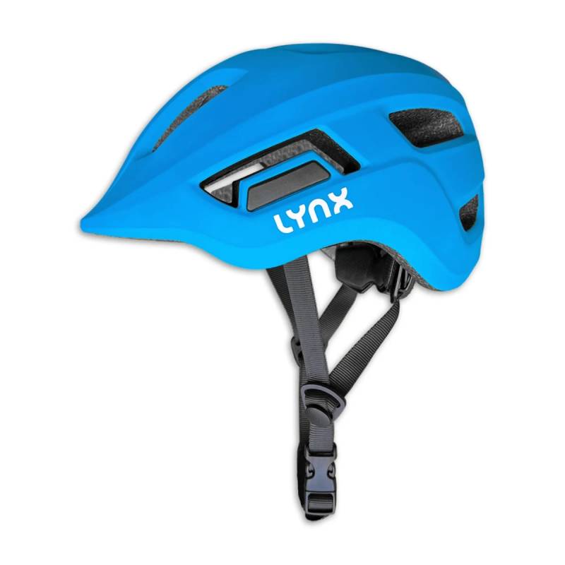 Cykelhjelm Til Børn Blå 52-56cm - Lynx