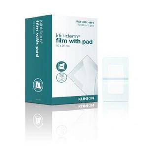 Kliniderm Film Steril Med Sårpude 10x20cm - 50 Stk - Klinion Wound Care