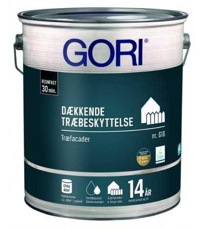 Gori 618 Dækkende Træbeskyt. 5 L Kridt