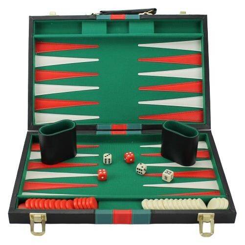 Backgammon I Kuffert - Spil Fra 7 år