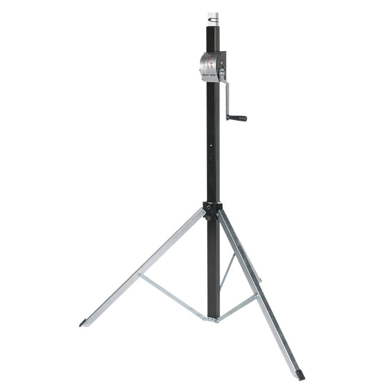 Showgear Basic 2800 Wind Up Stativ Til Max 80 Kg, 2,8 Meters Højde
