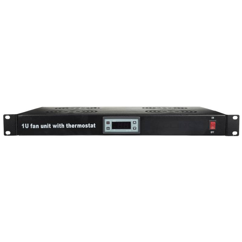 Showgear Ventilator Enhed Temperaturstyret Til 19" Rack Eller Skab, 4-Vejs, 1u V