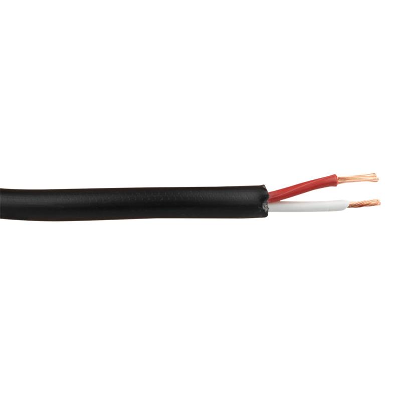 Dap Spc-215 Højttalerkabel En 50575 (brandhæmmende)- 2x 1.5 Mm² - 100 M På Rulle - Sort Kappe