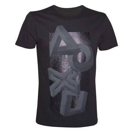 Playstation Perspective Controller Buttons T-Shirt (xl)