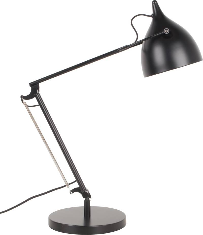 Zuiver Reader Bordlampe I Askegrå Metal Med Justerbar Højde Og Vipbar Skærm