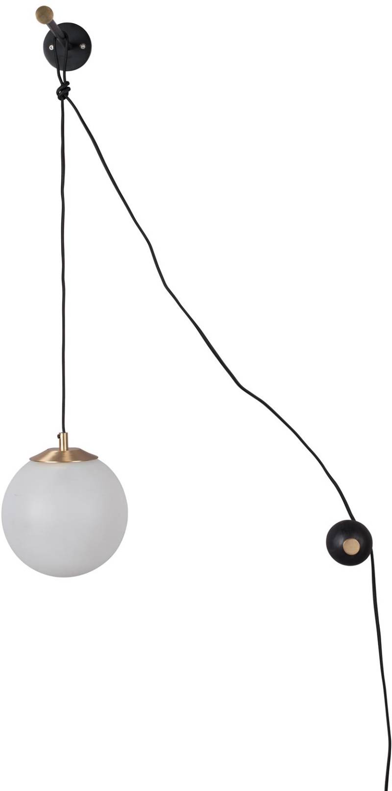 Væglampe Dutchbone Bulan Drejelig 360 Sølv Aluminium Glas ø63 X 31,5 Cm