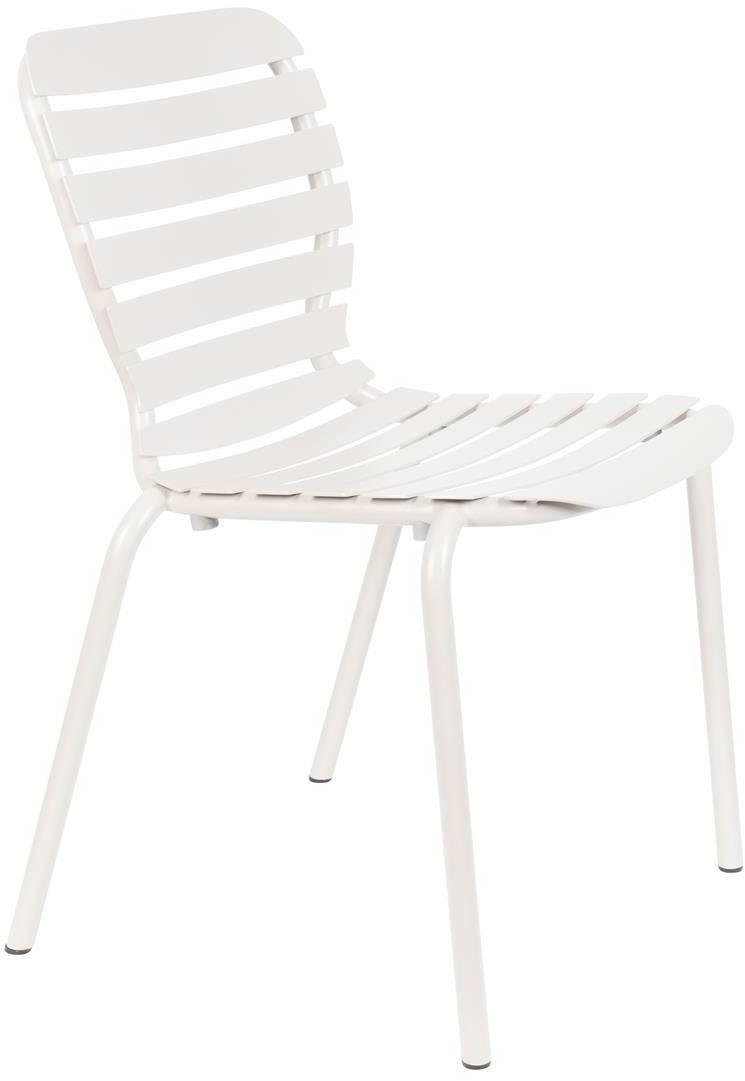 Udendørs Spisebordsstol/Havestol Zuiver Vondel I Offwhite Aluminium