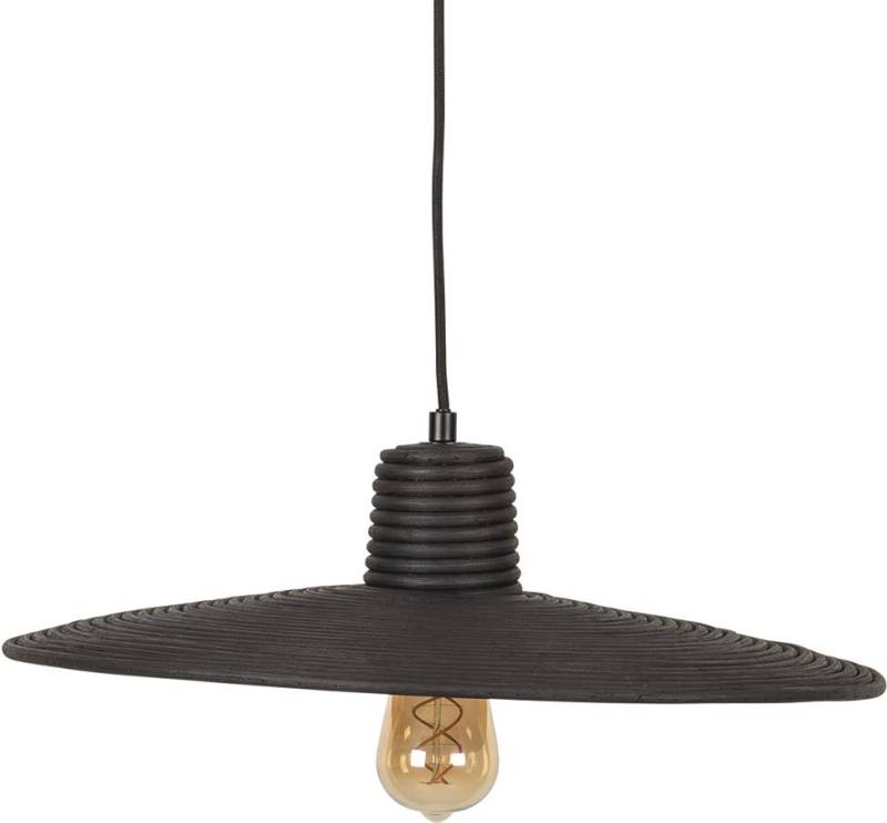 Pendellampe Zuiver Balance Askegrå Rattan ø45 X H150 Cm