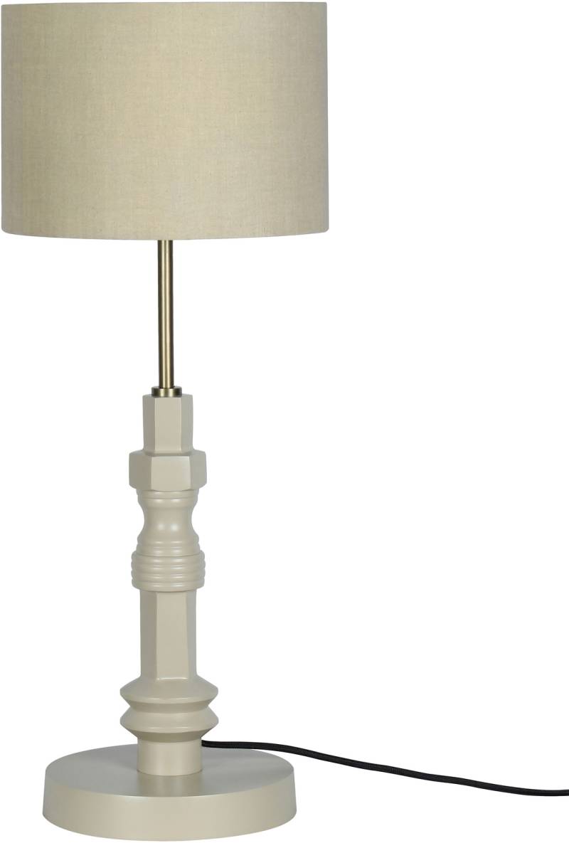 Bordlampe Zuiver Totem Lysgrå Aluminium ø26 X H65 Cm Med E27 Fatning