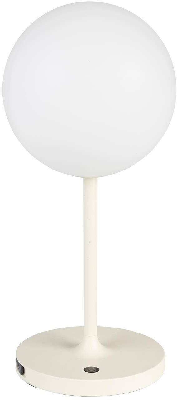 Bordlampe Studio White Hub Offwhite ø15 H33 Cm Batteridrevet Led Med Dæmper
