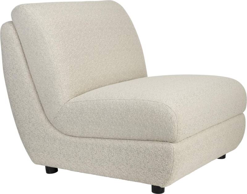 Udendørs Loungestol Zuiver Mississippi Lysgrå Vejrbestandig Havestol I Polyester Og Olefinfibre 100x82x83 Cm