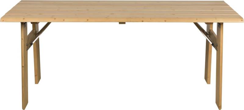 Udendørs Spise- Og Havebord Zuiver Avenue I Massivt Fyrretræ Mørk Sand 180 X 79 Cm
