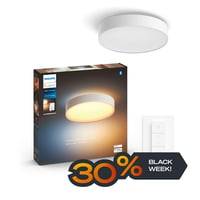 Philips Hue Enrave M Loftlampe, 2450lm, White Ambiance, Hvid, Bluetooth + Zigbee