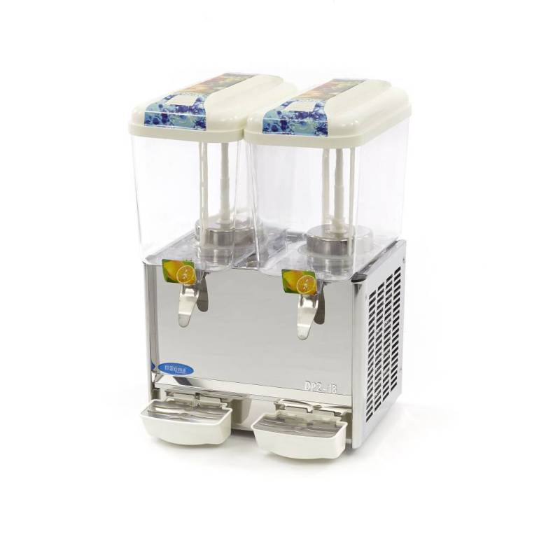 Drikkevaredispenser - 2 X 18l - Elektrisk - Inkl Omrøringsmekanisme - Maxima