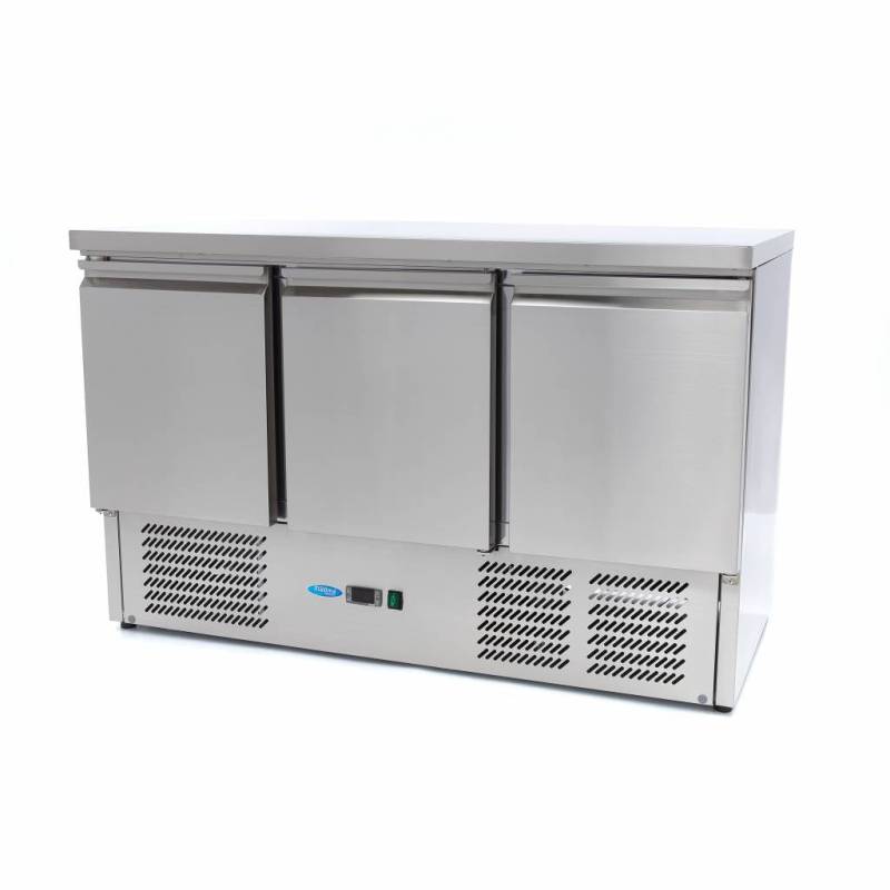 Kølebord - 400l - 137cm - 3 Døre (bf) - Maxima