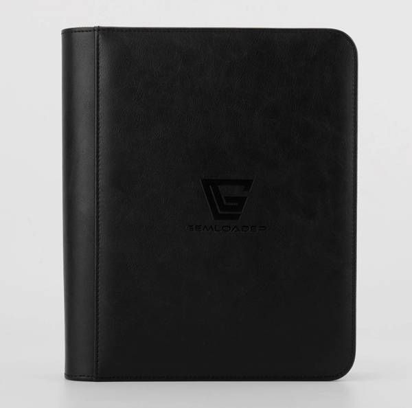 Mappe - Gemloader - Premium 4-Pocket Toploader Binder: Black (holder 112 Kort) - !kort Tilbehã¸r