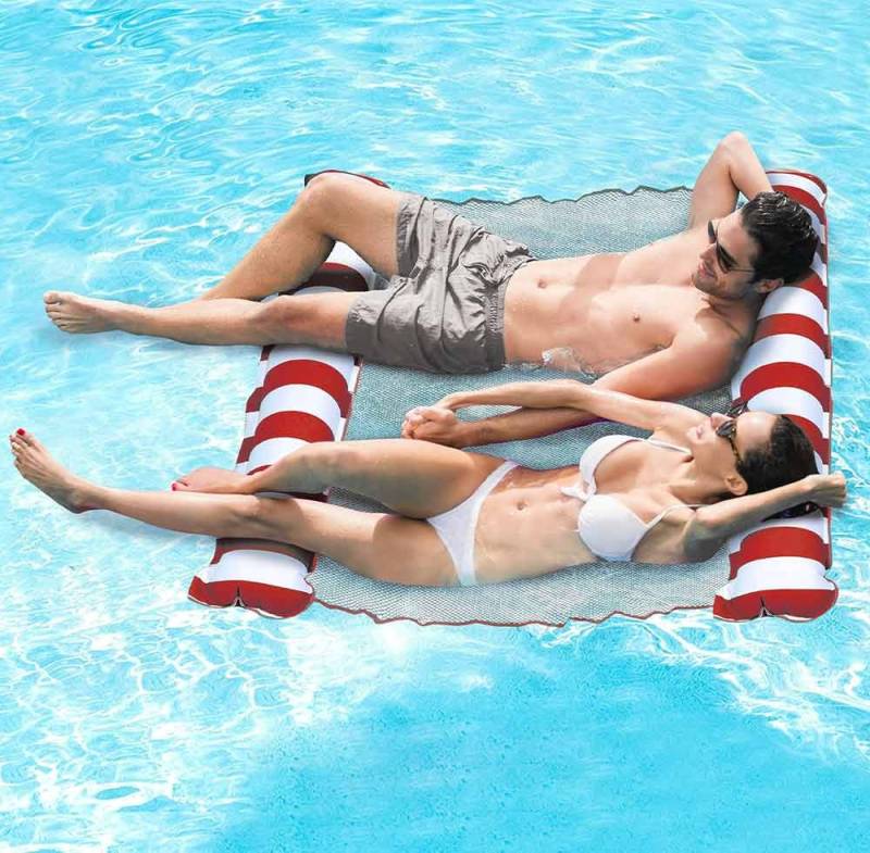 Flydende Hængekøje Til Pool - Plads Til 2 Personer - Dingadget