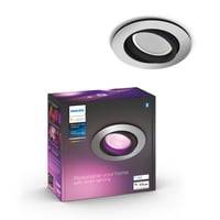 Philips Hue Centura Indbygningsspot, Color & White Ambiance, 5,7w, 350lm, Rund, Aluminium, Zigbee + Bluetooth (1 Stk) (restsalg)