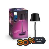 Philips Hue Go Brbar Bordlampe, Color & White Ambiance, 530lm, Zigbee + Bluetooth, Sort