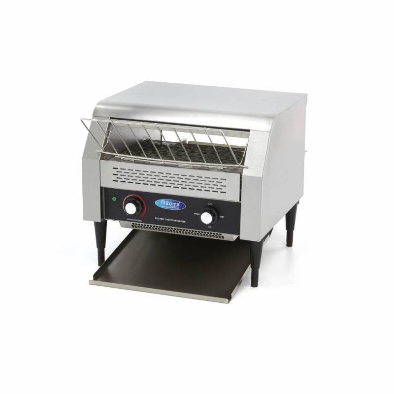 Brødrister / Conveyortoaster - 450 Skiver/T - Justerbar Hastighed - Inkl Krummebakke - På Lager 4. August - Forudbestil - Maxima