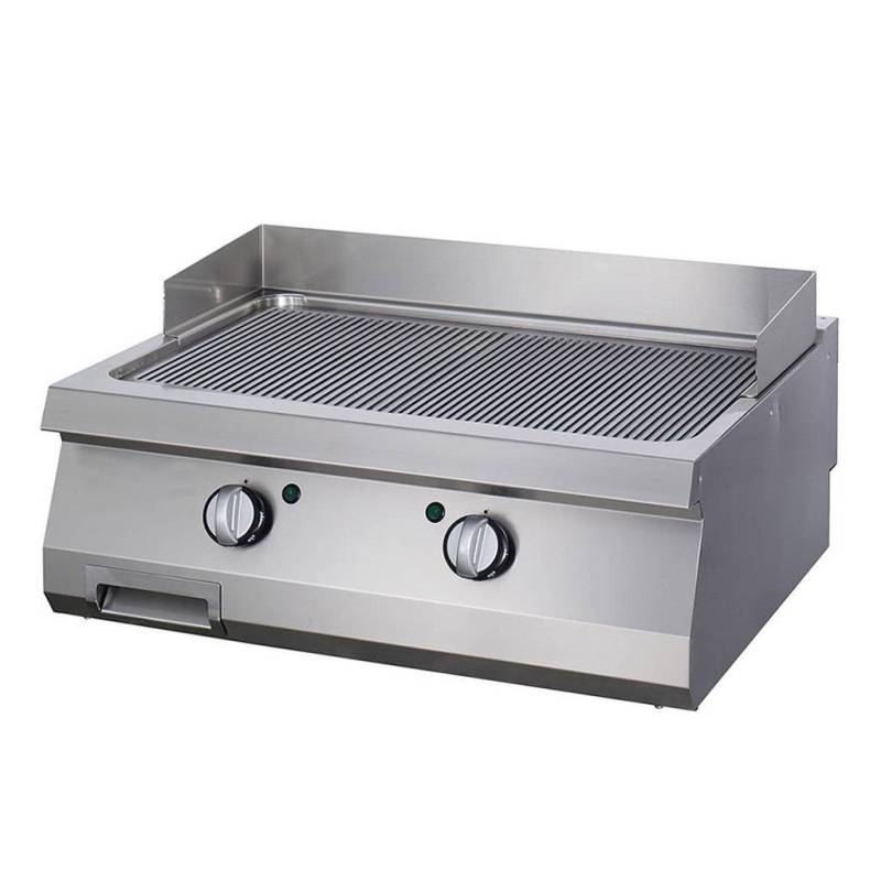 Heavy Duty Grillplade - Rillet - Dobbelt Enhed - 70 Cm Dyb - Elektrisk - Maxima