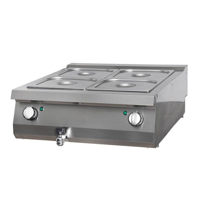 Heavy Duty Bain Marie - Dobbelt Enhed - 70 Cm Dyb - Elektrisk - Maxima