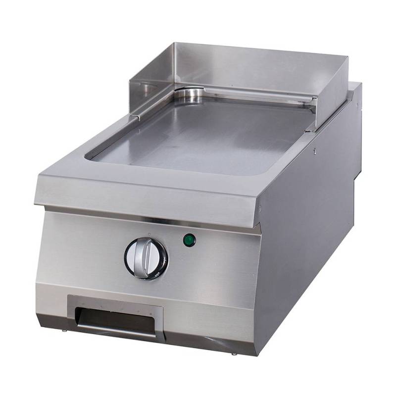 Heavy Duty Grillplade - Glat Krom - Enkelt Enhed - 70 Cm Dyb - Elektrisk - Maxima
