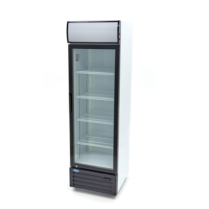 Displaykøleskab - 360 Liter - 4 Justerbare Hylder - Maxima