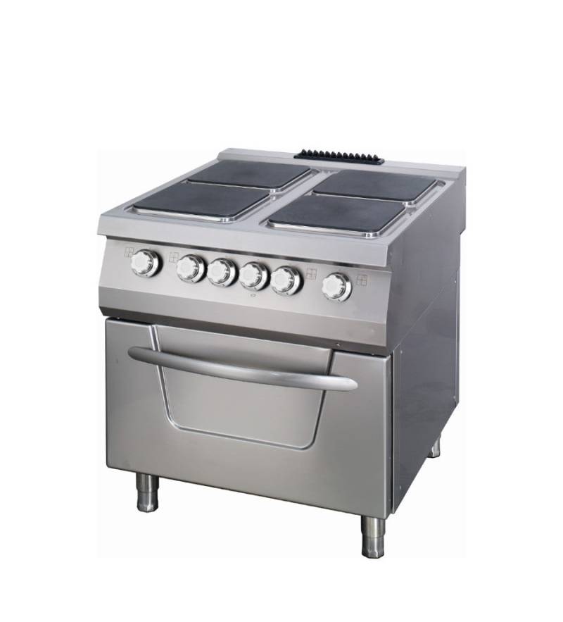 Premium Komfur - 4 Brændere - Dobbelt Enhed - 90 Cm Dyb - Elektrisk - Maxima