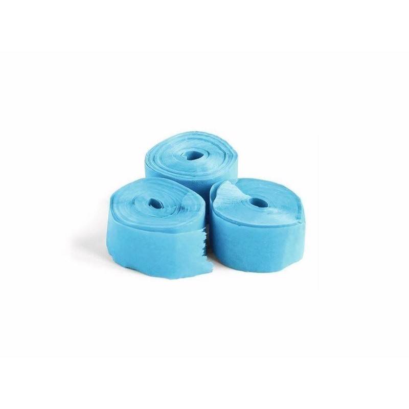 Tcm Papir Streamers. 10 Meter X 1,5 Cm. Lyseblå. 32 Stk. - Tcm Fx