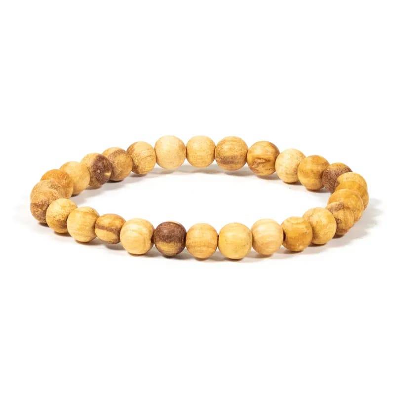 Palo Santo Armbånd - Runde Perler - Palo Santo - Yogo & Yogini - Studiobuus