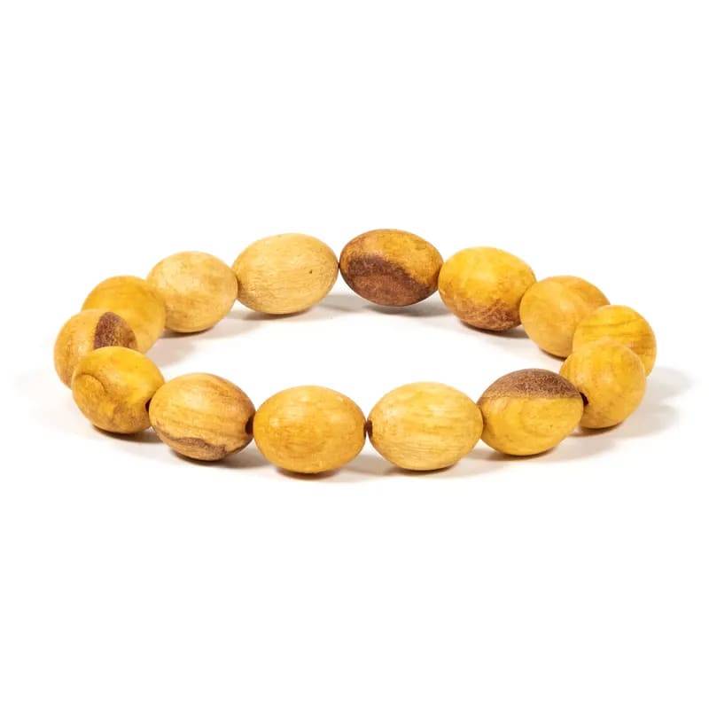Palo Santo Armbånd - Ovale Perler - Palo Santo - Yogo & Yogini - Studiobuus