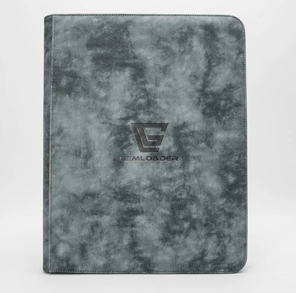 Mappe - Gemloader - Premium 9-Pocket Toploader Binder: Grey (holder 216 Kort) - !kort Tilbehã¸r