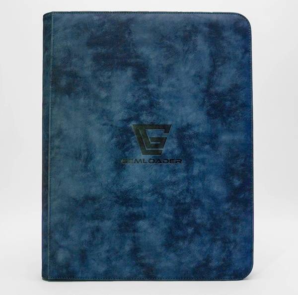 Mappe - Gemloader - Premium 9-Pocket Toploader Binder: Blue (holder 216 Kort) - !kort Tilbehã¸r