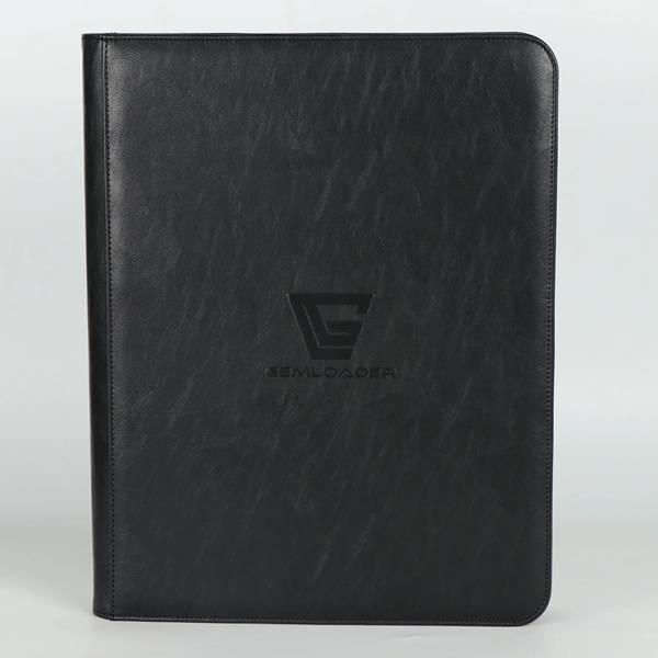 Mappe - Gemloader - Premium 9-Pocket Toploader Binder: Black (holder 216 Kort) - !kort Tilbehã¸r