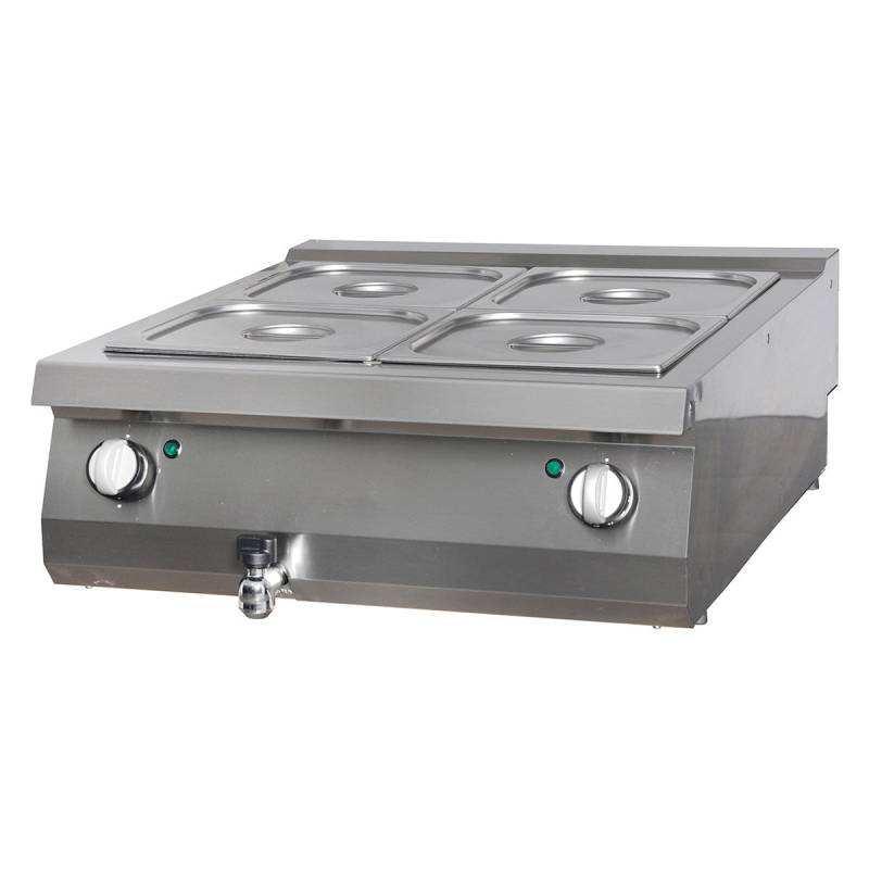 Premium Bain Marie - Dobbelt Enhed - 90 Cm Dyb - Elektrisk - Maxima