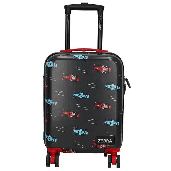 Zebra Adventurer Børnekuffert Racerbil