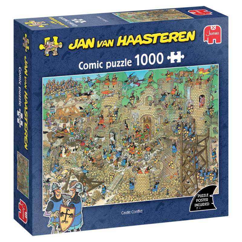 Puslespil Jvh Castle Conflict 1000 Brikker - Jan Van Haasteren