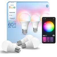 Philips Hue Essential E27 A60 Led-Pre, Color & White Ambiance, 8w, 806lm, Zigbee + Bluetooth (3 Pak)