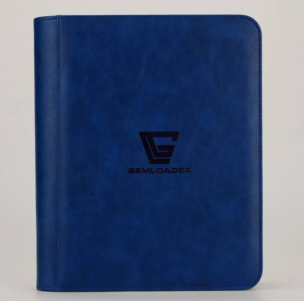 Mappe - Gemloader - Premium 4-Pocket Toploader Binder: Blue (holder 112 Kort) - !kort Tilbehã¸r