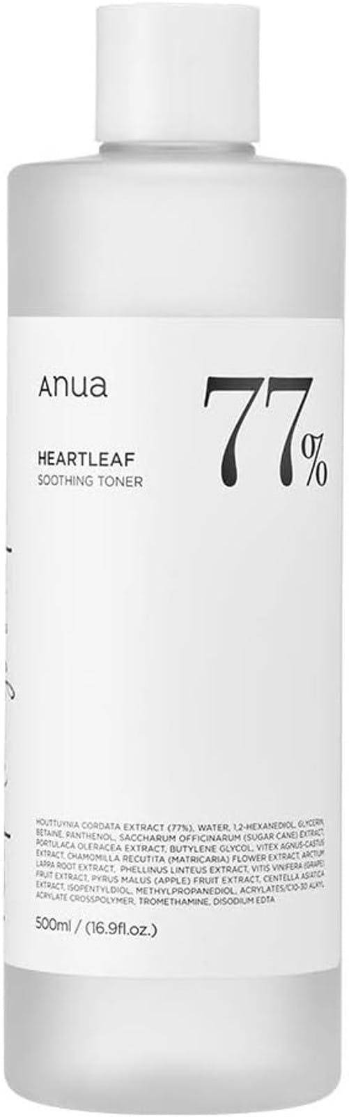 Anua Heartleaf 77% Soothing Toner - 500 Ml.